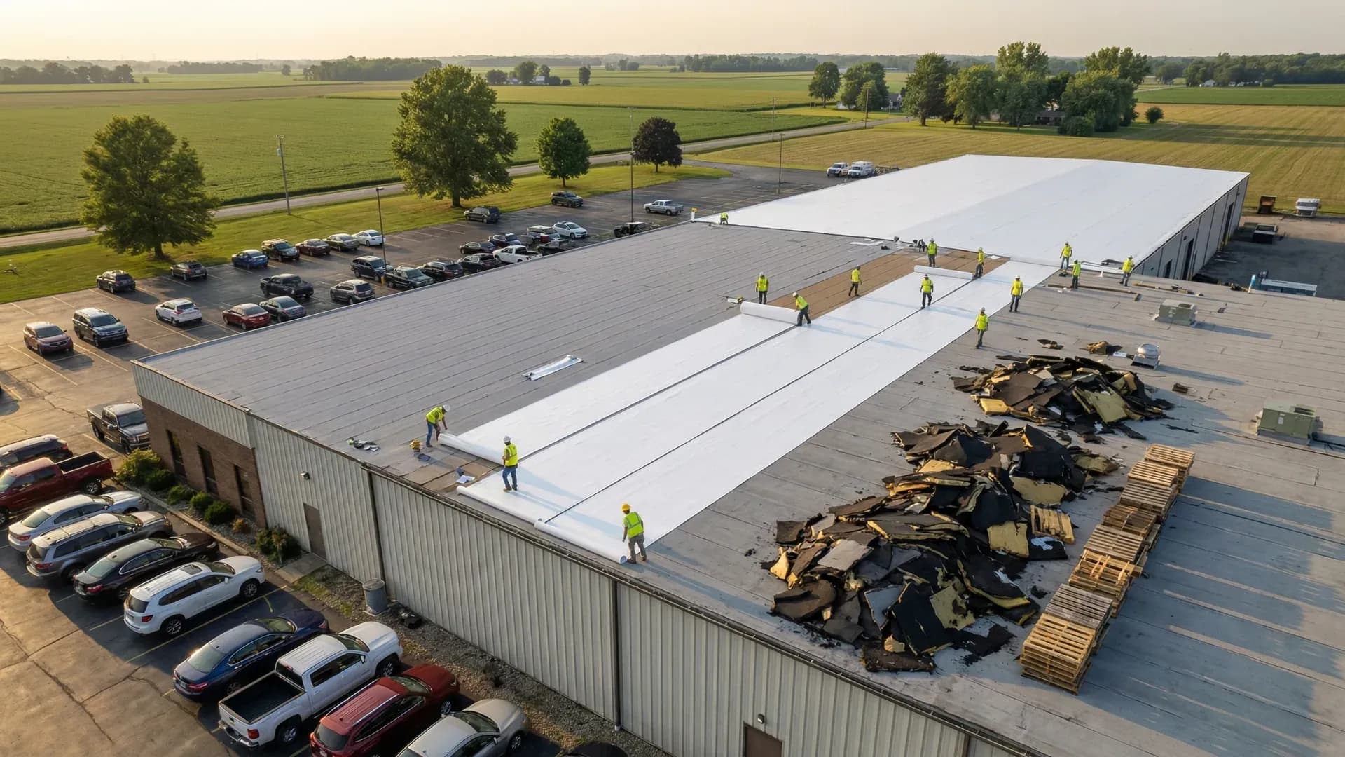 When to Re-Roof Your Commercial Building: Signs and Costs