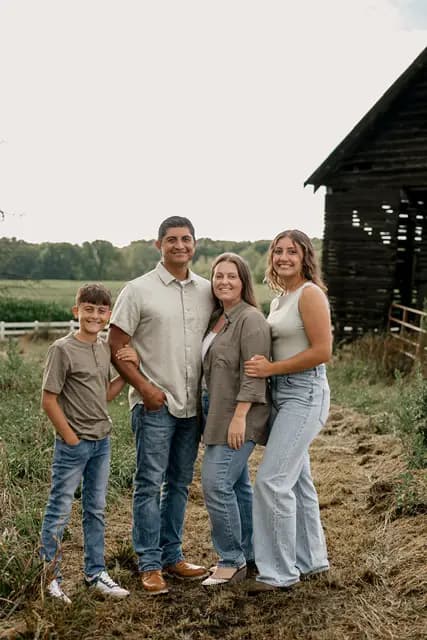 Hector Martinez and family